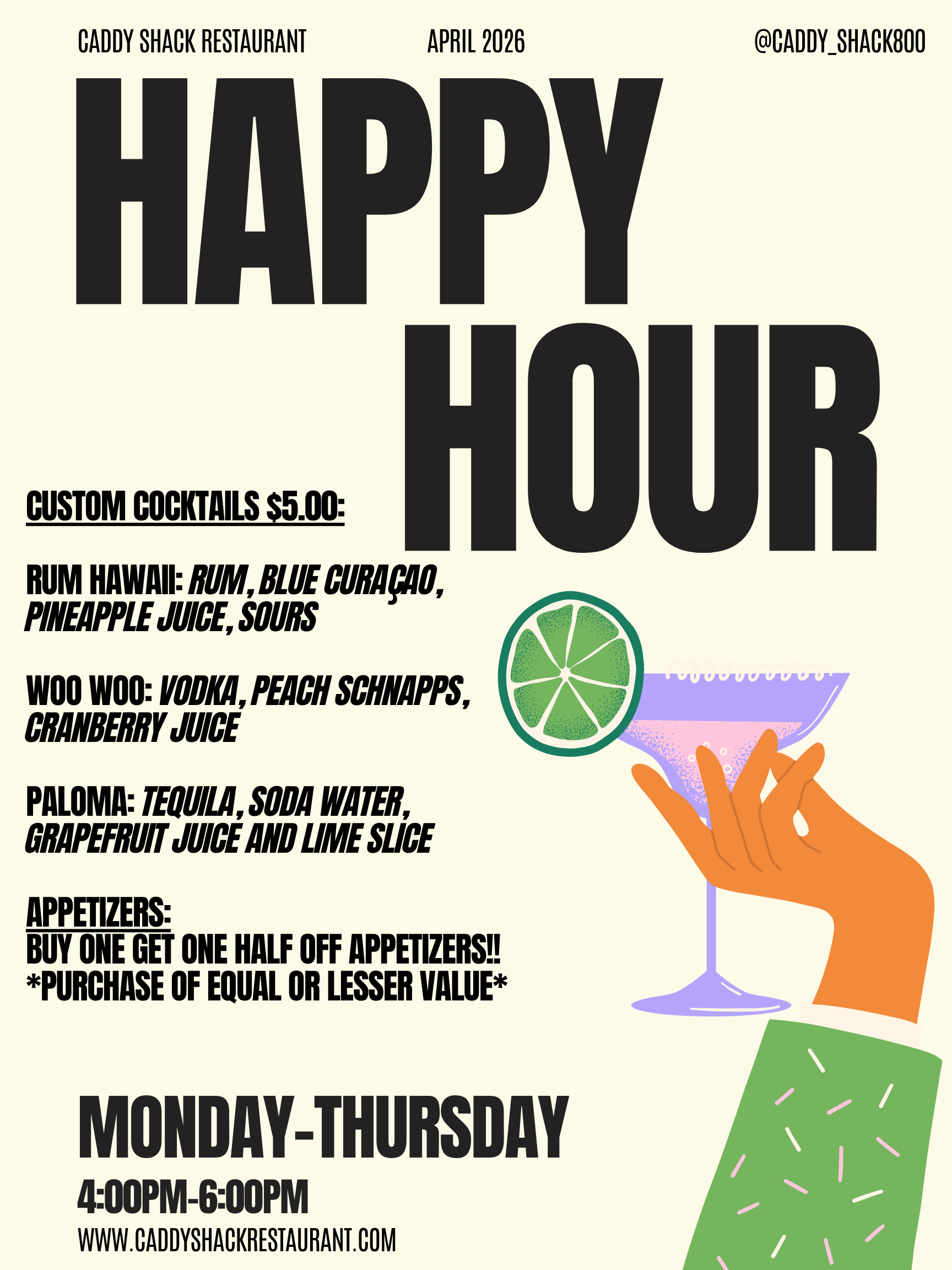 April Happy Hour — Happy Hour