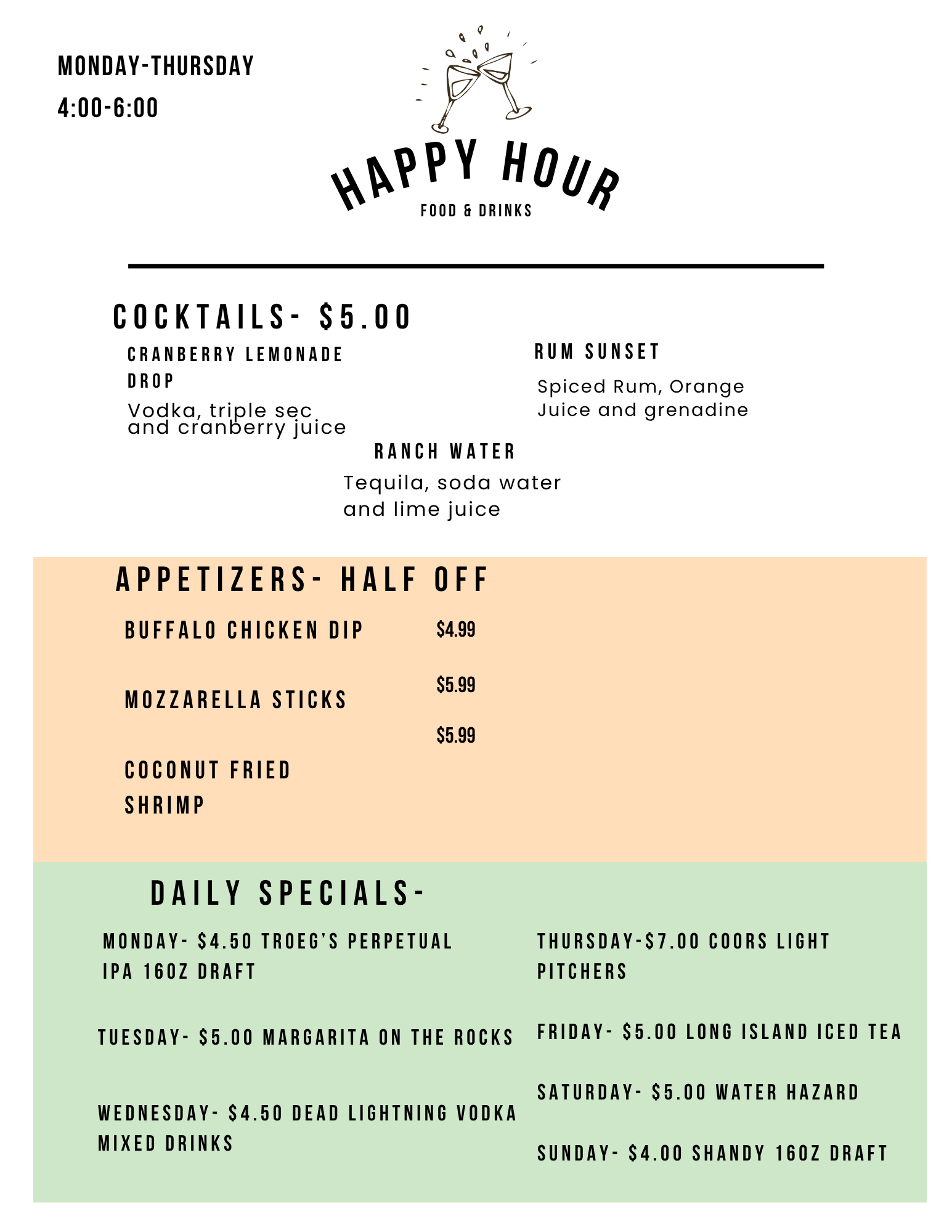May Happy Hour — Happy Hour